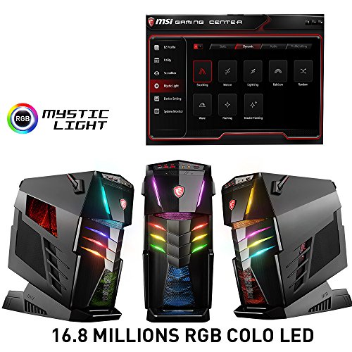 MSI Aegis Ti3 VR7RD SLI-006DE Gaming-PC (Intel Core i7-7700K, 2x Nvidia GeForce GTX1070 8GB – im SLI Verbund, 2 x 256GB SSD, 2 x 16 GB DDR4, Windows 10 Home) schwarz, High End, Wassergekühlt - 12