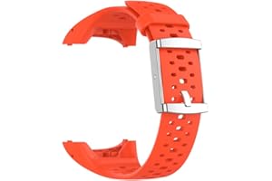 KINOEHOO Ersatzarmband kompatibel mit Polar M400 M430 Edelstahl Armband Weiche Silikon Uhrenarmbänder.