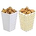 Produktbild Toyvian 50 stücke Popcorn Boxen Gelb Trio Miniatur Scalloped Edge Karton Party Candy Container Treat Cartons
