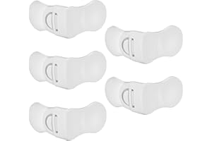 PEYGRE 5 Pcs Child Safety Cupboard Locks, Baby Proofing Cabinet Locks, Baby Safety Drawers Fridge Closet Doors Strap Locks with Strong Adhesives, No Tools Needed No Drilling