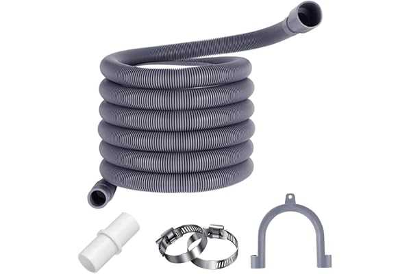 XINCHAO 3m Drain Hose Extension Pipe Kit Universal Replacement Drain Hose for Machine Washing Dishwasher Washer Dryer