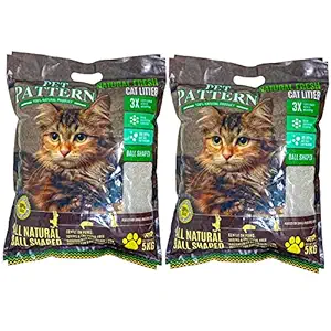 Pet Pattern Advance Version Formula Cat Litter 10 KGS Natural Fresh Litter with 2X Absorption 99.99% Dust Free