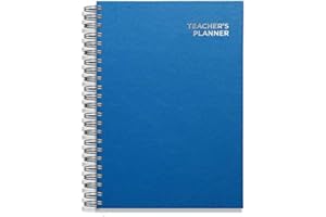 Teacher Planner 2024-2025 by Pirongs A4 7 Lesson - Blue