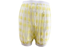 Haian Pantaloni impermeabili con stampa confortevole in plastica (TPU) per incontinenza per adulti