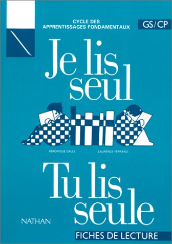 couverture de : Je lis seul Tu lis seule CP