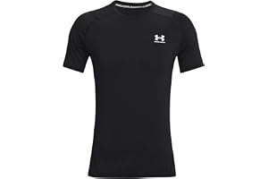 Under Armour herr T-shirt Ua Hg Armour Fitted Ss, svart, M