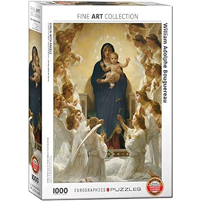 Eurographics Puzzle La Vierge aux Anges par Williams Adolphe Bouguereau 1 000 pièces