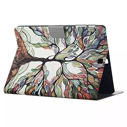 TIODIO® Stand Schutzhülle für Samsung Galaxy Tab S2 9.7 SM-T810 T815 Hüllen PU Leder Cover Tasche Flip Case, Displayschutzfolie und Stylus enthalten, A45 - 4
