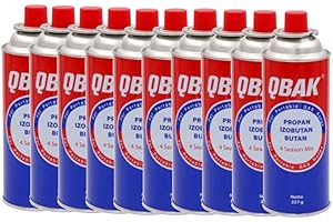 ALJOIR Cartucho Recambio de Gas Portable Gas Butano para Cocina Portátil, Hornillo, Soplete Soldador, Camping Gas B-250 227gr