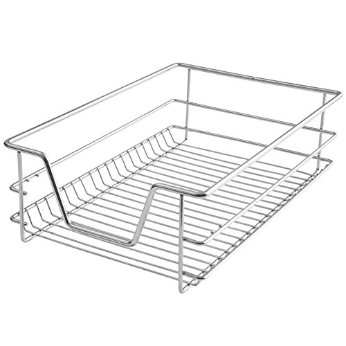 TecTake Teleskopschublade Küchenschublade Schlafzimmerschublade | passend für 40cm Schrankbreite - 3