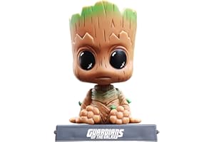 LKNBIF Groot Figurina, Decorazione Auto a Testa Mobile, Guardians of the Galaxy Scuotere La Testa Cruscotto Groot Ornamenti Decorazione per Cruscotto Auto per Decorazioni Per Interni Auto