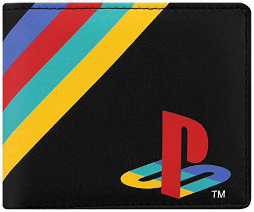 Price comparison product image Official Licensed PlayStation Classic Logo Colourful Bi-Fold Wallet