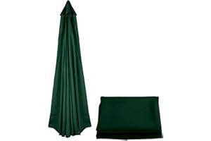 KDHKDFN 2 Parasol déporté avec Manivelle Anti-Retour Parasol inclinable Toile 180 GR/m2 avec Protection UV Hauteur 300cm