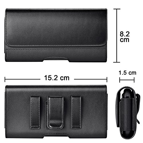 Mopaclle Samsung Galaxy S8 Funda  Galaxy S9 Cintur  n Clip Case  Ranuras para Tarjetas con Broche Magn  tico para Samsung Galaxy S8 S9 borde  LG G6  iPhone x