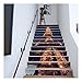 Produktbild SERFGTFH Treppe Aufkleber Einfach Kreative Wasserdicht 3D Treppe Aufkleber Warme Wolldecken Treppe Aufkleber Selbstklebende Wand Aufkleber
