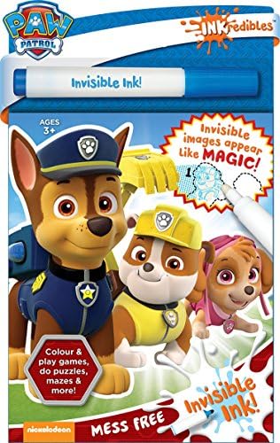 Inkredibles INKINVPIC-P Paw Patrol Invisible Ink Pictures