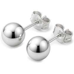 Heideman Paar Ohrstecker Jasper Silberfarben Poliert (Ohrringe, Inkl. Geschenkverpackung