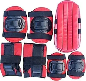 A1VK Kids Safety Protective Guard Skating, Cycling Kit Skating Protection Guard Set (Head, Knee, Elbow & Palm Guard; Set of 7 Pcs)