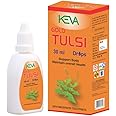 Keva Gold Tulsi Drops - 30ml | Boosts Immunity | Cough And Cold Relief | 100% Ayurvedic | Builds Respiratory Health | Antiviral, Antibacterial, Increases body resistance