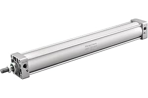 Heschen Cilindro Pneumatico Standard, SC 63-500, PT3/8'' Porta, Alesaggio 63mm, Corsa 500mm, Doppio Effetto