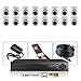 Produktbild Sony Überwachungskamera-Set, 16 Kameras, Full AHD 960P, 1,3 MP, 6000 GB, 12 Kabel 40 m + 4 x 20 m, ohne Display