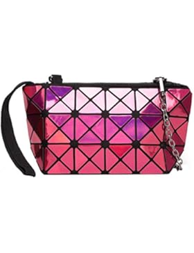 Geometrisches Telefonbeutel Falten Hand Umschlag Frauen Tasche
