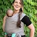 Baby Wrap Carrier,Extra Soft and Lightweight Baby Sling with Premium Materials 100% Lifetime Guarantee by SeccoPro Baby Carrier for Infants with High Quality Fabric,Gray