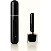 Parf&uuml;m Şişesinden &Ccedil;anta I&ccedil;i Mini Doldurulabilir Seyahat Cep Yedek Parf&uuml;m Şişesi 5 ml, Makyaj Organizer, (1 Adet) (bronz)
