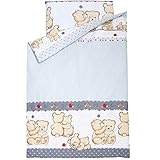 Kinderbettwäsche Bettwäsche Baby Kinder Decke Kissen Bezug 100×135 Design 9 NEU - 3