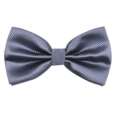 Alizeal Básica-Pajarita para Toda Ocasión para Hombre Gris