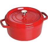 Staub B La Cocotte D&ouml;k&uuml;m Tencere Yuvarlak 24 Cm Kırmızı Renkli