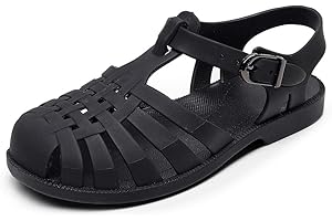 CAIJ Toddler Kids Jelly Shoes Children Flat Gladiator Jelly Sandals Boys Girls Unisex Water Sandals