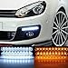 Produktbild LED Auto Tagfahrlicht DRL TFL Tageslicht Lampe mit Frontblinker LED Licht Leuchtmittel für Auto Nebel (2 x 30 LED-Licht) 2 Pack