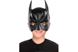 Funidelia | Máscara de Batman para niño Caballero Oscuro, Superhéroes, DC Comics, Hombre Murciélago - Accesorios para niños, accesorio para disfraz - Negro