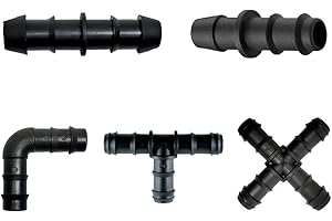RIEGOPRO SU TIENDA DE RIEGO RiegoPro- Pack de Accesorios de Goteo Negro 16mm