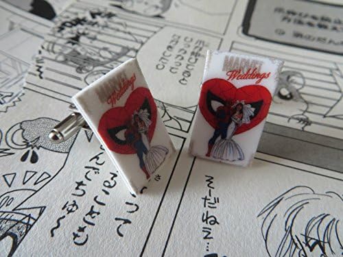 Marvel Weddings - Spiderman Comic Book Cover Cufflinks
