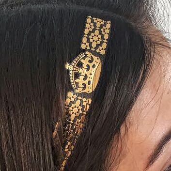 Hairtattoo, Haarschmuck, Haar Tattoos, Goldtattoos, Styling – TS03 -LK Trend & Style - 4