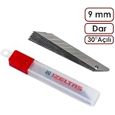 İzeltaş 14000005091 Pro Maket Bı&ccedil;ağı Yedek Bı&ccedil;ak 30&deg; A&ccedil;ılı 9 mm - 10'Lu Paket