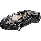 Truescale Miniatures Mini-GT MGT01058-L - Bugatt. W16 Mistral Black 2024 - &Ouml;l&ccedil;ek 1/64 - Model Araba