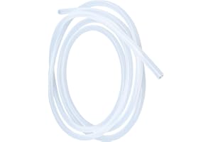 LAVMHAB Clear Silicone Tube Food Grade Hoses Size 12mm x 16mm, Length 4m (13.1ft), Thickness 2.0mm, Flexible Rubber Silicone Tubing for Air Hoses Water Pipes