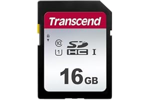 Transcend 16Go SDXC/SDHC 300S Carte SD - 16Go - Emballage "Ouverture facile" TS16GSDC300S-E