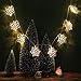 Produktbild Prevently 10LED String Kupferdraht Lichterkette Außen Vorhang Metall Doppelseitig Schneeflocke für Weihnachten Party Hochzeit Garten Schlafzimmer Innen und außen Deko