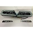CARMART DRL Fog lamp (Daytime Running lights) with Running Indicator compatible for Spresso with Chrome plates