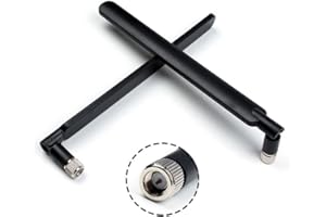 VoKs 2X LTE Antenne Stabantenne für Homespot Speedport Router LTE 2 II Huawei SMA 4G Kamera IP Hotspot (Schwarz)