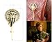 Price comparison product image Buy any 2 & get 1 FREE! 5 cm Small Antique "Yellow Gold" Game of Thrones Brooch Pin Badge Hand To The King Tywin Lannister GOT Dragon Steampunk Song Ice Fire Lapel And Metal Stark Silver Replica Unique Fashion Jewellery Silver or Gold Double Vintage Hot Fashion Trend (5 cm Small Antique Yellow Gold)