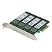 Produktbild PCIe Quad M2 SSD SATA6G 4Port Raid Adapter Hyoper Duo func.