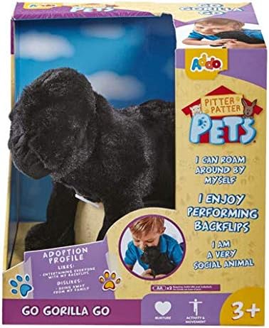 Pitter Patter Pets Go Gorilla Go Kids Activity Soft Toy (Age Group: 3+)