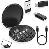 Orret Home 60W Destekli 5'i 1 Arada Seyahat Kablo Seti &ndash; USB Type-C, Micro USB Şarj Kablosu ve D&ouml;n&uuml;şt&uuml;r&uuml;c&uuml; Adapt&ouml;rl&uuml; Mini Kab