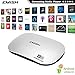 Produktbild Emish X810 Android Tv Box, Spiel Spieler Mit Kodi, 4K * 2K Rockchip 3368 64Bit Octa Core Ddriii 2Gb, Emmc Flash 16Gb, Directx 9.3 Video Wiedergabe UnterstüTzung FüR Mehrere Form, Silber