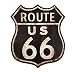 Produktbild Blechschild ROUTE 66 US Roadsign Nostalgie Vintage Straßenschild 35x30cm